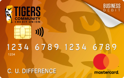 Tigers Business Debit Card